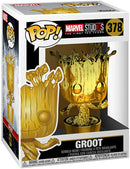 Marvel Studio's 10th Anniversary Guardians of the Galaxy Chrome Dancing Groot Pop! Vinyl Figure