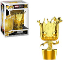 Marvel Studio's 10th Anniversary Guardians of the Galaxy Chrome Dancing Groot Pop! Vinyl Figure
