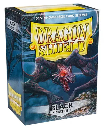 Dragon Shield Matte Standard Sleeves - Black (100-Pack) - Dragon Shield Card Sleeves