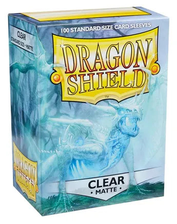 Dragon Shield Matte Standard Sleeves - Clear (100-Pack)