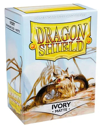 Dragon Shield Matte Standard Sleeves - Ivory (100-Pack)
