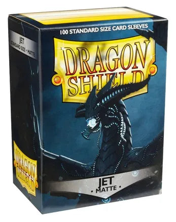 Dragon Shield Matte Standard Sleeves - Jet (100-Pack)
