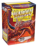 Dragon Shield Matte Standard Sleeves - Red (100-Pack)