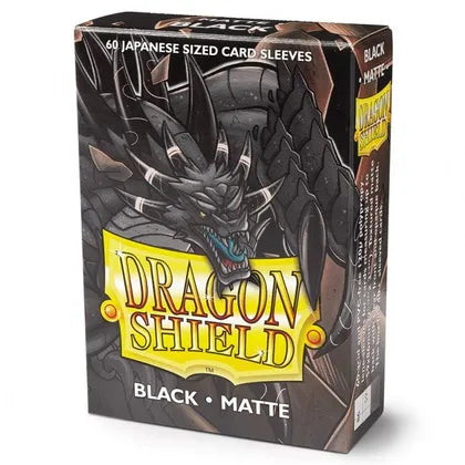 Dragon Shield Matte Japanese Sleeves - Black (60-Pack)