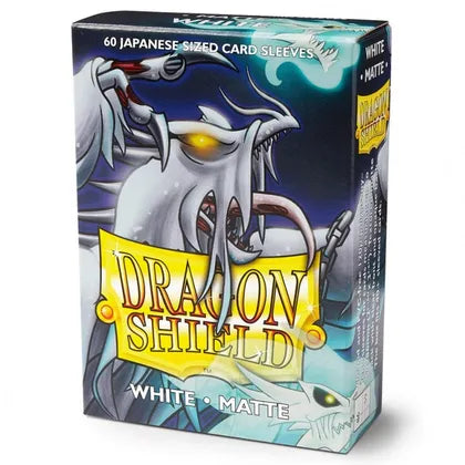 Dragon Shield Matte Japanese Sleeves - White (60-Pack)