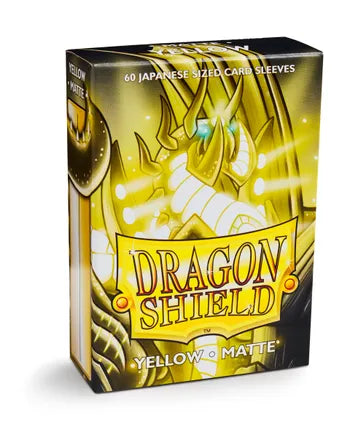 Dragon Shield Matte Japanese Sleeves - Yellow (60-Pack)