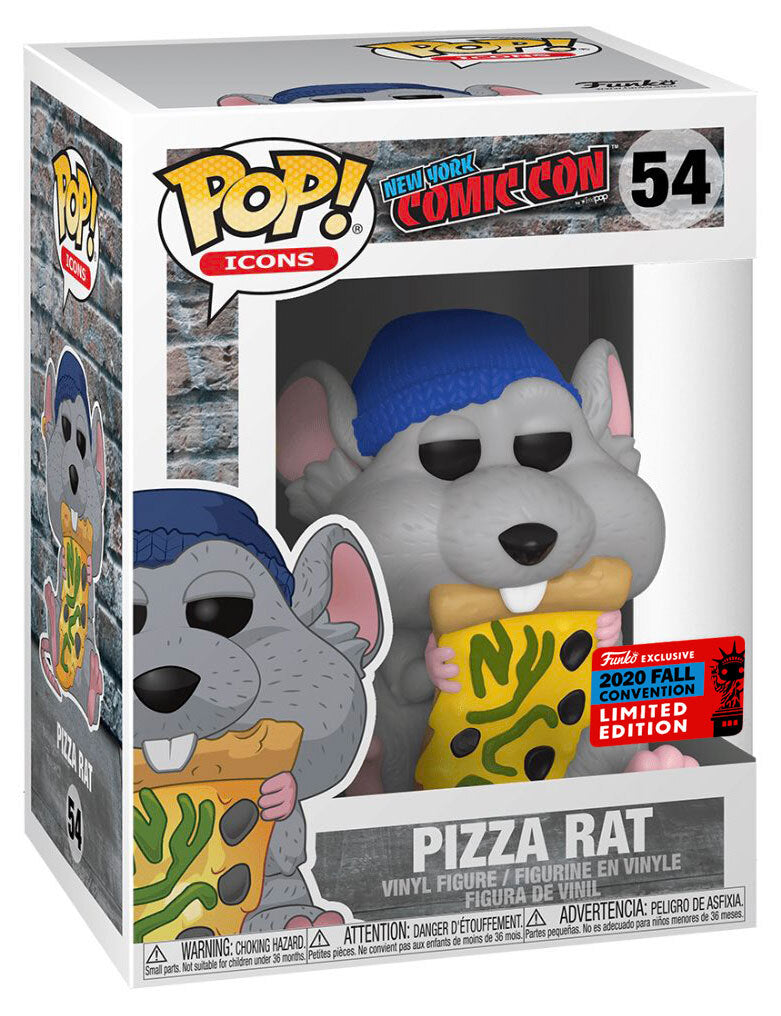 New York Comic Con Pizza Rat Pop! Vinyl Figure