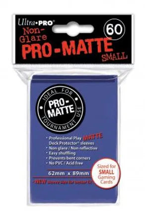 Pro-Matte Small Deck Protectors - Blue (60-Pack)
