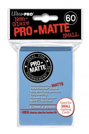 Pro-Matte Small Deck Protectors - Light Blue (50-Pack)