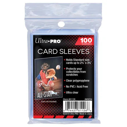 Ultra Pro Soft Card Sleeves Standard (100-Pack) - Penny Sleeves