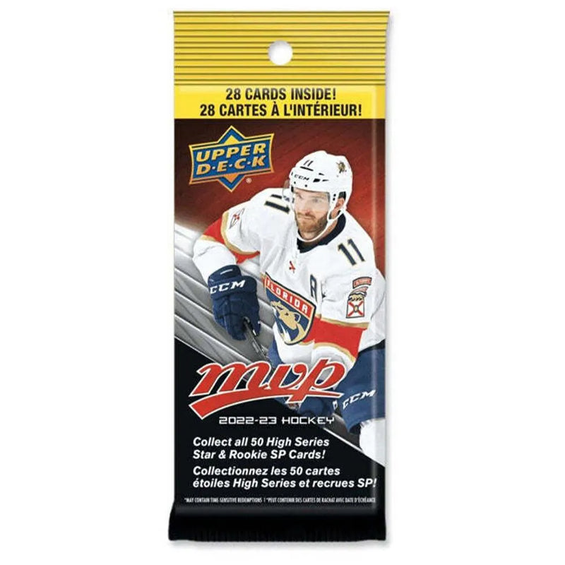 2022-2023 NHL MVP HOCKEY TRADING CARDS FAT PACK