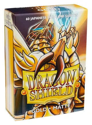 Dragon Shield Matte Japanese Sleeves - Gold (60-Pack)