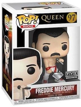 Queen Freddie Mercury Diamond FYE Exclusive Pop! Vinyl Figure