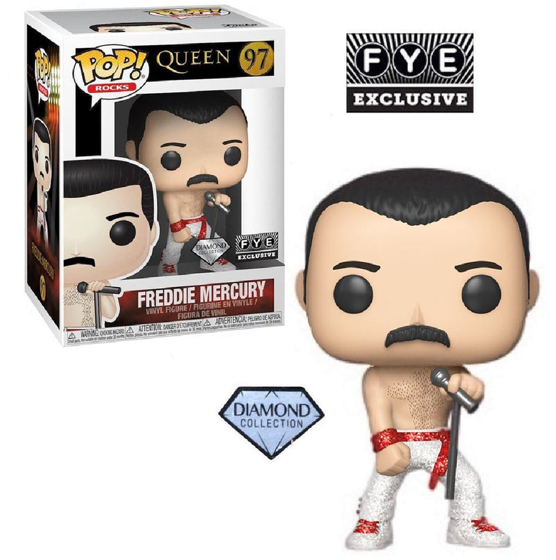 Queen Freddie Mercury Diamond FYE Exclusive Pop! Vinyl Figure