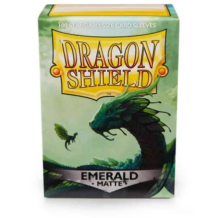 Dragon Shield Matte Standard Sleeves - Emerald (100-Pack) - Dragon Shield Card Sleeves