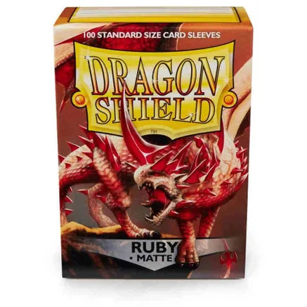 Dragon Shield Matte Standard Sleeves - Ruby (100-Pack)