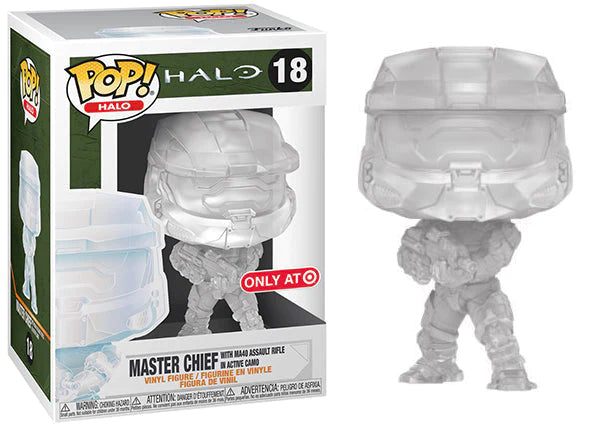 Master Chief with MA40 Assault Rifle (Active Camo) Pop! Vinyl Figure
