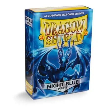 Dragon Shield Matte Japanese Sleeves - Night Blue Xon (60-Pack) Standard