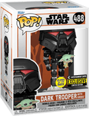 Star Wars Dark Trooper With Grogu Pop! Vinyl Figure