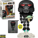 Star Wars Dark Trooper With Grogu Pop! Vinyl Figure