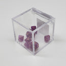 Critical Hit Collectibles - Marbled Purple Mini-Polyhedral Dice with Gold Numbers - (7-Pack)