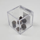 Critical Hit Collectibles - Marbled Brown Mini-Polyhedral Dice with Black Numbers - (7-Pack)