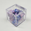 Critical Hit Collectibles - Fusion Blue/Pink Polyhedral Dice with White Numbers - (7-Pack)