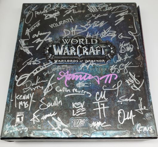 World of Warcraft - Warlords of Draenor Collector's Edition - DEVELOPER SIGNED