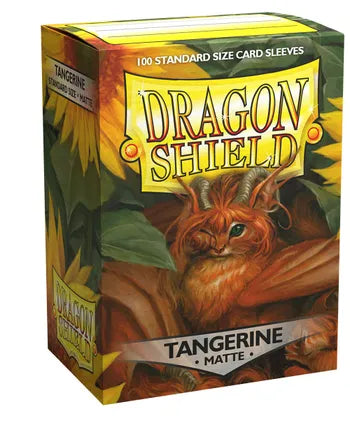 Dragon Shield Matte Standard Sleeves - Tangerine (100-Pack)