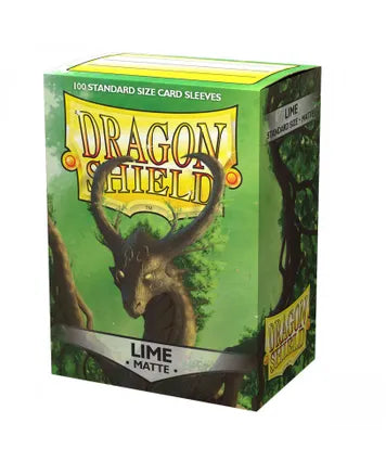 Dragon Shield Matte Standard Sleeves - Lime (100-Pack)