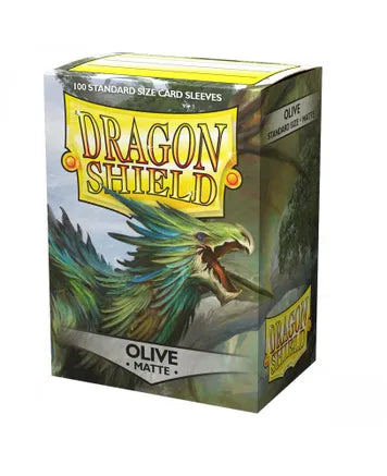 Dragon Shield Matte Standard Sleeves - Olive (100-Pack)