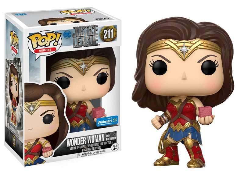 DC Justice League Wonder Woman And Motherbox Pop! Vinyl Figure