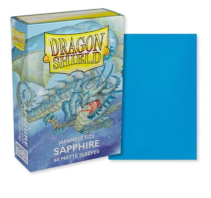 Dragon Shield Japanese Matte Sleeves - Sapphire (60-Pack)