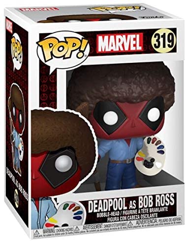 Marvel Deadpool As Bob Ross Pop! Vinyl Figure