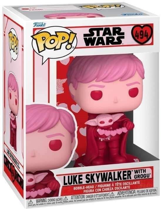Star Wars Luke Skywalker with Grogu Pop! Vinyl Figure