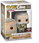 Clue Colonel Mustard with Revolver Pop! Vinyl Figure