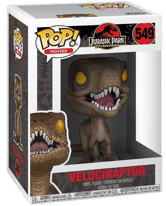 Jurassic Park 25th Velociraptor Pop! Vinyl Figure