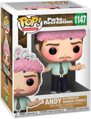 Parks and Recreation Andy As Princess Rainbow Sparkle Pop Vinyl Figure