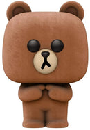 Line Friends Brown Pop! Vinyl Figure Flocked