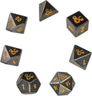 Ultra Pro: Dungeons & Dragons: Heavy Metal Dice: 7 Die Set: REALMSPACE