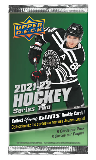 2021-22 Upper Deck Hockey - Series Two Pack [8-Cards]