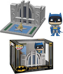Batman with the Hall of Justice