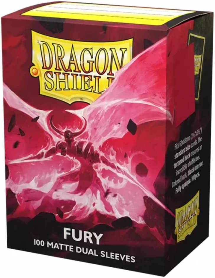 Dragon Shield Dual Matte Standard Sleeves - Fury (100-Pack)