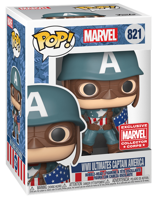Marvel WWII Ultimates Captain America Pop! Vinyl Figure