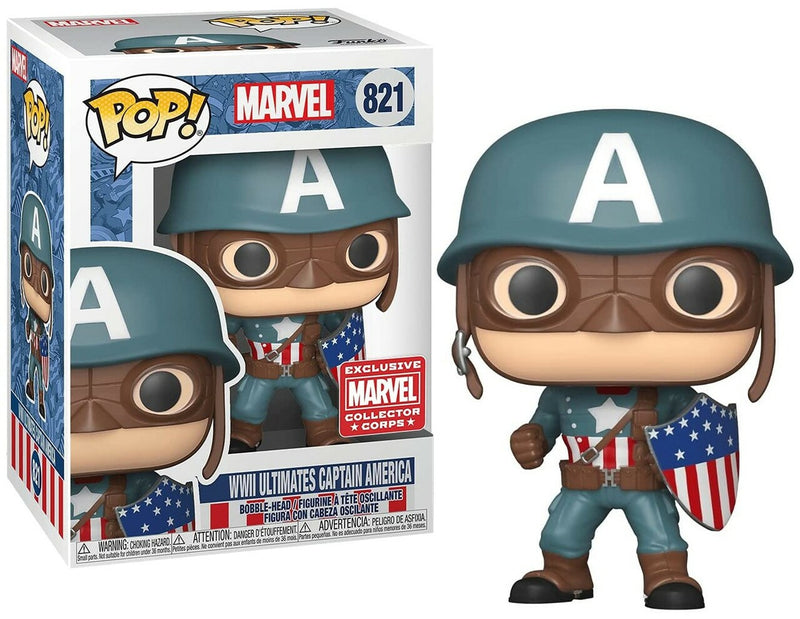 Marvel WWII Ultimates Captain America Pop! Vinyl Figure
