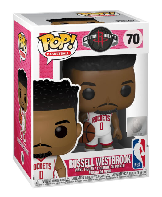 NBA Basketball Houston Rockets Russell Westbrook Pop! Vinyl Figure