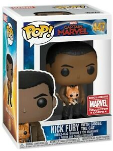 Nick Fury With Goose The Cat