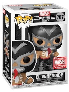 Marvel Luchadores El Venenoide Venom Marvel Collector Corps Pop! Vinyl Figure
