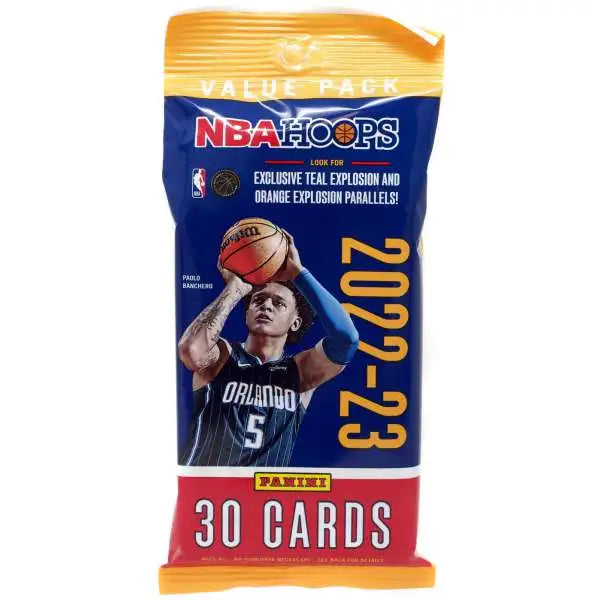 NBA Panini 2022-23 Hoops Basketball Trading Card VALUE Pack [30 Cards]