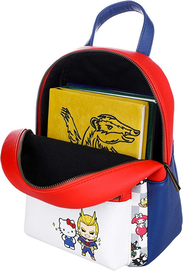 hot topic mha mini backpack My Hero Academia x Sanrio Color Block Mini Backpack